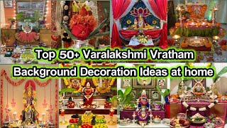 Varalakshmi Vratham Pooja Decoration ideas at home 2024Varalakshmi Vratam backdrop decoration ideas [upl. by Giuditta]