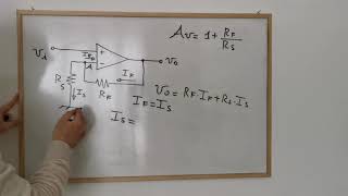 AMPLIFICATORE OPERAZIONALE NON INVERTENTE 09032020 [upl. by Duleba]