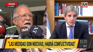 ✋ Reunión de la CGT quotLas medidas son nocivas habrá conflictividadquot  Panini [upl. by Aihtnys656]