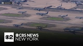 Radar issue causes ground stop at Newark Liberty Airport FAA says [upl. by Ethban]