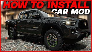 How To Install Car Mods in GTA V  GTA 5 2023 EASY METHOD ADDON Car Mod TOYOTA TACOMA 2023 [upl. by Einatirb32]