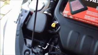 2013 Dodge Dart 20L KampN Air Filter Installation [upl. by Hourigan]