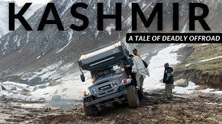 FJ CAMPER ON WAY TO RATTI GALI LAKE IN KASHMIR  EXTREME OFFROAD  VAN LIFE IN NEELUM VALLEY [upl. by Anawd769]