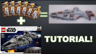 How to turn the Imperial Light Cruiser into a REPUBLIC ARQUITENS [upl. by Corty]