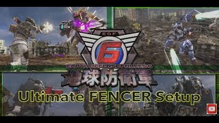 YOU SHALL NOT PASS Ultimate FENCER Setup Earth Defense Force 6 [upl. by Ymer357]