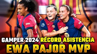 BARÇA FEMENINO VICTORIA BLAUGRANA contra el MILAN en GAMPER DISCURSOS de ALEXIA y PERE ROMEU [upl. by Farra]