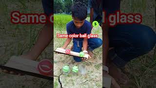 Same color ball glass shortsviral shorts short shortvideo shortfeed [upl. by Id]