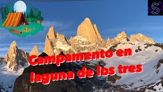 Acampamos en Laguna de los tres [upl. by Elleral]