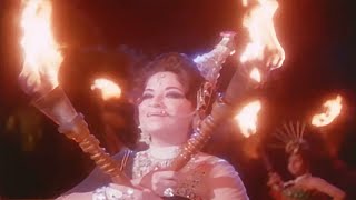 Raat Andhiyari Bhadkee Chingari  Video Song  Sandhya Dance Song  Lata Mangeshkar  Pinjra Songs [upl. by Siddon]