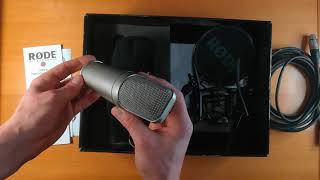 RODE NT2A Condenser Microphone  UNBOXING [upl. by Saleme]