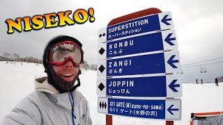 SKIING in JAPAN at NISEKO UNITED Ski Resort Ikon Pass [upl. by Ynatterb]