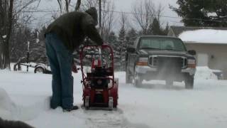 Tecumseh Snow King Carburetor Repair Video on TroyBilt Snow Blower part 7 [upl. by Roskes]