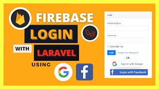 Login with Google or Facebook using Laravel with Firebase [upl. by Descombes972]