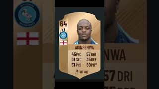 Akinfenwa fifa card evolution [upl. by Eidas249]