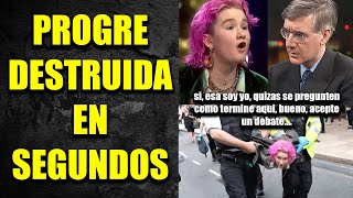 Esto es lo que pasa cuando una progre debate con alguien inteligente [upl. by Aitas]