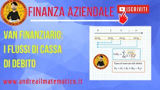 1VAN finanziario  flussi di cassa di debito  Andrea il Matematico [upl. by Eentirb]