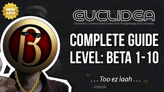 Euclidea Walkthrough  Beta Level 110 Complete Guide  Solution [upl. by Nathalia]