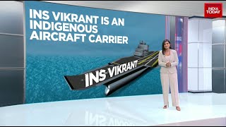 INS Vikrant  All You Need To Know About Indias First Indigenously Built Aircraft Carrier [upl. by Roobbie]