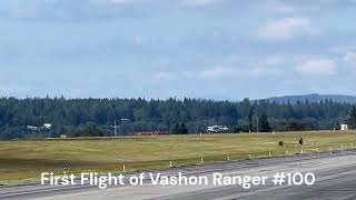 The First Flight of Vashon Ranger 100 [upl. by Eppesiug]