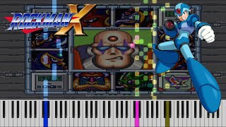 【ピアノアレンジもどき】15ステージセレクト2【ロックマンX】【MegaManX】Stage Select2【Piano MIDI】 [upl. by Nallaf]