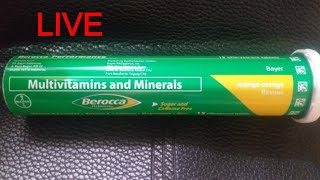 BEROCCA MULTI VITAMINS AND MINERALS  BAYER multivitamins [upl. by Elish]