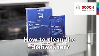 How to clean the dishwasher  Cleaning and Care [upl. by Adriene]