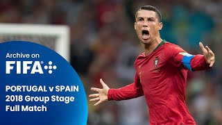 FULL MATCH Portugal v Spain  2018 FIFA World Cup [upl. by Yeldar]