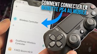 Comment connecter la manette PS4 au telephone  Connecter sa manette de PS4 sur son téléphone [upl. by Wilsey]