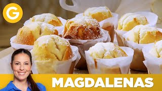 La receta ORIGINAL de Magdalenas de Estefi Colombo 💛  El Gourmet [upl. by Asnerek]