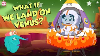 What If We Land On Venus  Space Video  The Dr Binocs Show  Peekaboo Kidz [upl. by Aynnek]