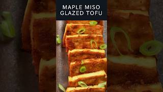 Maple Miso Glazed Tofu tofu vegan chinesevegetables [upl. by Sholes]