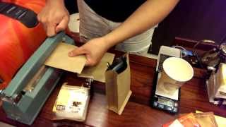 How to pack the drip coffee filter bags packaging [upl. by Mary]