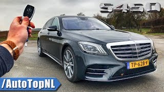 2019 MercedesBenz S Class S450 4Matic Long REVIEW POV Test Drive on AUTOBAHN amp ROAD by AutoTopNL [upl. by Asyla]