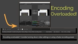 OBS Studio 2310  Encoding Overloaded Problem solving using Log Files [upl. by Doowron]