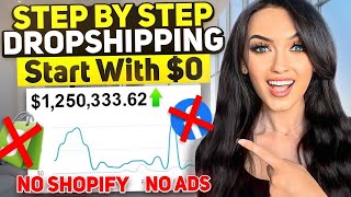 How to Start Dropshipping With 0 WITHOUT RUNNING ADS  STEP BY STEP FREE COURSE 2024 [upl. by Enyrat]