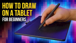 How to Use a DRAWING TABLET for Beginners 🖍️ [upl. by Ynehpets236]