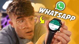 WHATSAPP SU SMARTWATCH CON AUDIO VIDEO FOTO 😍 ORA NE VORRAI UNO [upl. by Assirok]