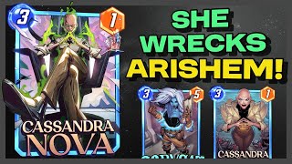 Cassandra Nova is INSANE against ARISHEM I LOVE this deck  Marvel Snap [upl. by Leuqer]