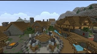 Minecraft  Skyrim Riften preview [upl. by Nan]