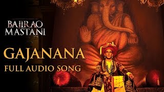 Gajanana Lyrics BAJIRAO MASTANI Full Song Sukhwinder Singh [upl. by Shandee993]