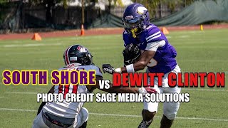 South Shore Vikings Vs Dewitt Clinton 92124 PSAL NYC FOOTBALL [upl. by Kral]