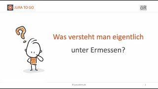 Jura2Go  Ermessen ► juracademyde [upl. by Powel]