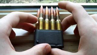 How to Load up an M1 Garand Enbloc Clip with 8 rounds of 3006 HD [upl. by Afas]