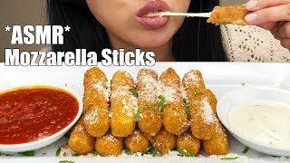 ASMR DEEP FRIED MOZZARELLA STICKS  Eating Sounds  Crunchy  Chewy Cheesy Sticks  ASMR Phan [upl. by Seadon]