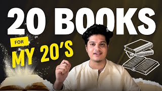 20 BEST BOOKS To Read In Your 20s Best Self Help Books  Motivational Video  Personal Growth [upl. by Stearn]