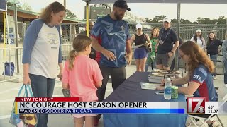 NC Courage host season opener in Cary [upl. by Inaja301]