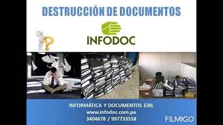 DESTRUCCIÓN DE DOCUMENTOS [upl. by Maridel]