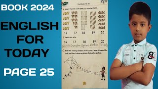 English For Today  Class Two  Unit 2 Lesson 9  Number  16 20  New Book 2024 [upl. by Haleak220]