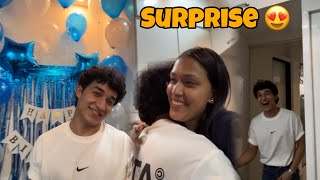 Akash ko diya birthday per surprise 😍 20 saal ka ho gaya bhai 😱❤️ Varsha Thapa [upl. by Fayina]