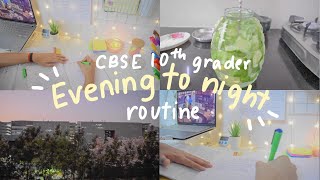 Evening to night routine as a 10th grader  how to keep your body hydrated  civics study vlog [upl. by Iruahs546]